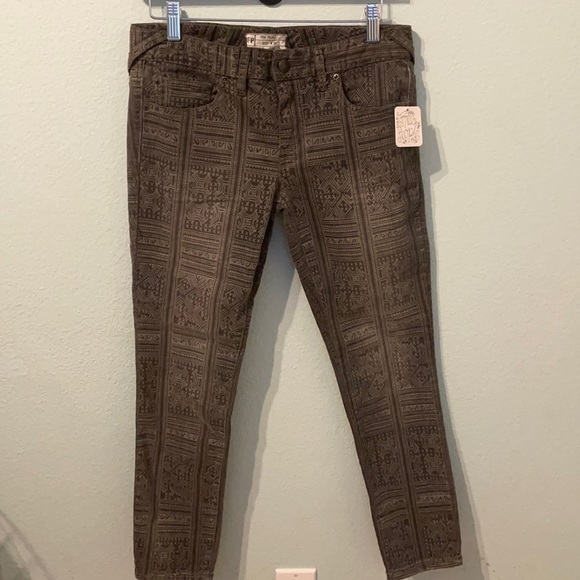 Free People Aztec print jeans - Picture 2 of 3